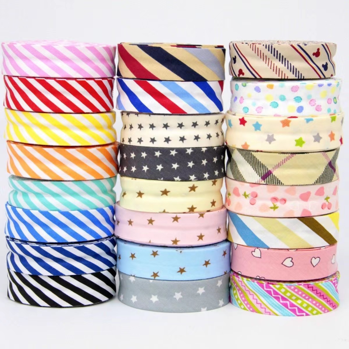 Hem Tape Fusible - Cinta de viés de algodón de