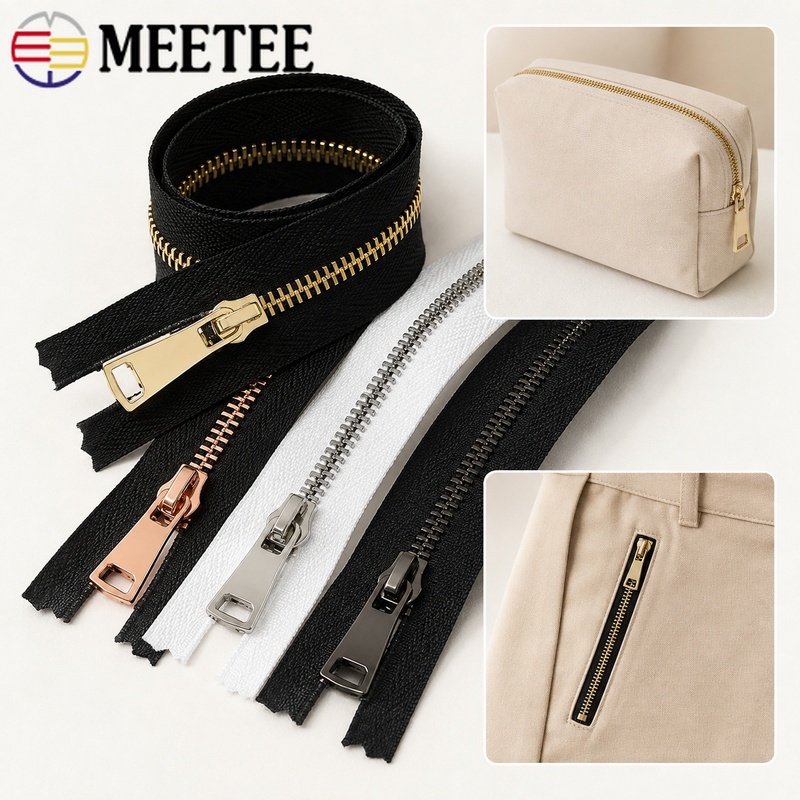 Sewing Front Zipper - 5 piezas 5 # Cremalleras metálicas