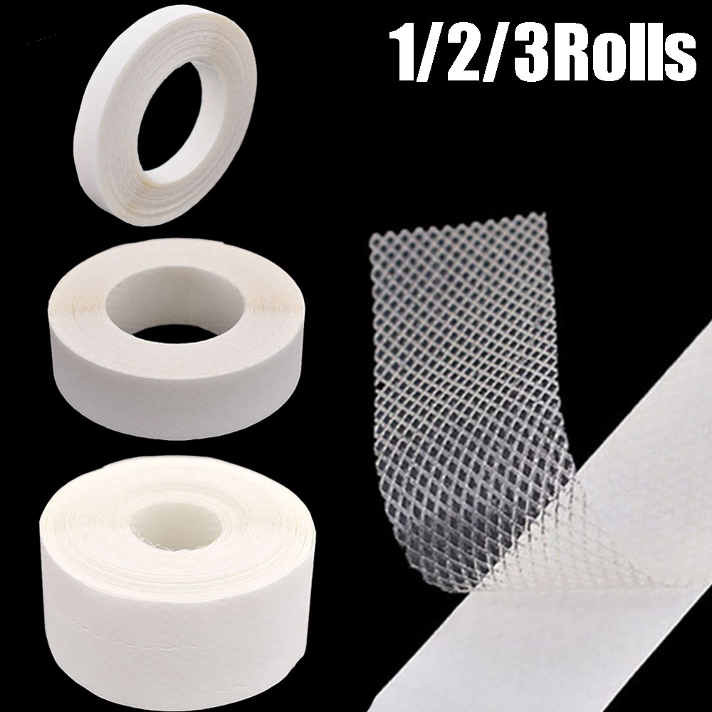 Hem Tape Fusible - 1/2/3 rollos de cinta adhesiva termofusible