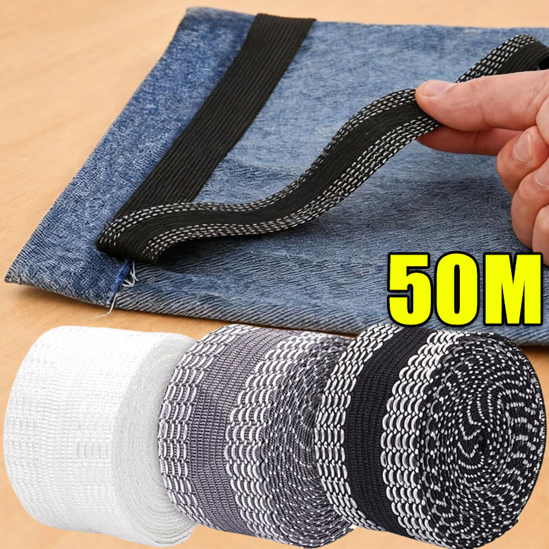 Hem Tape Fusible - Cinta autoadhesiva para dobladillo de pantalones,