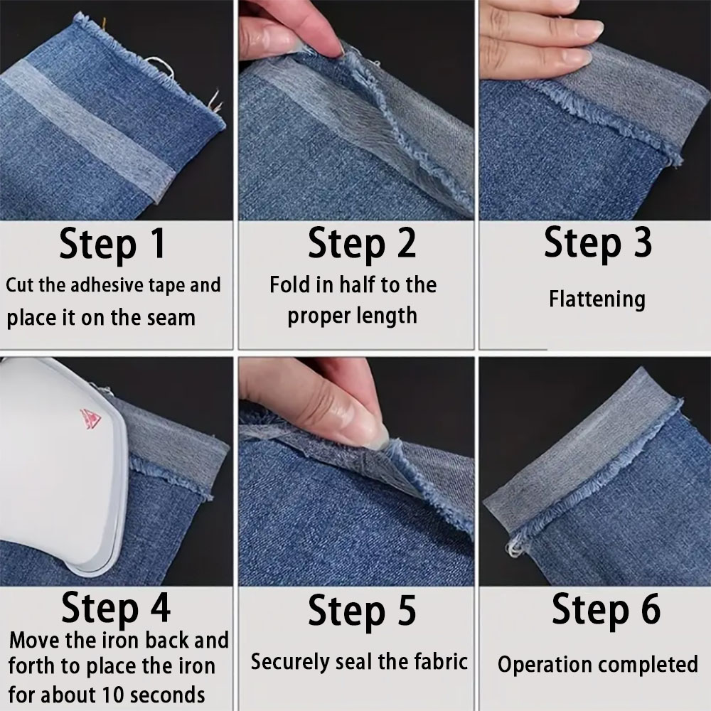 Cinta autoadhesiva para doblar - Hem Tape Fusible reseña y precio