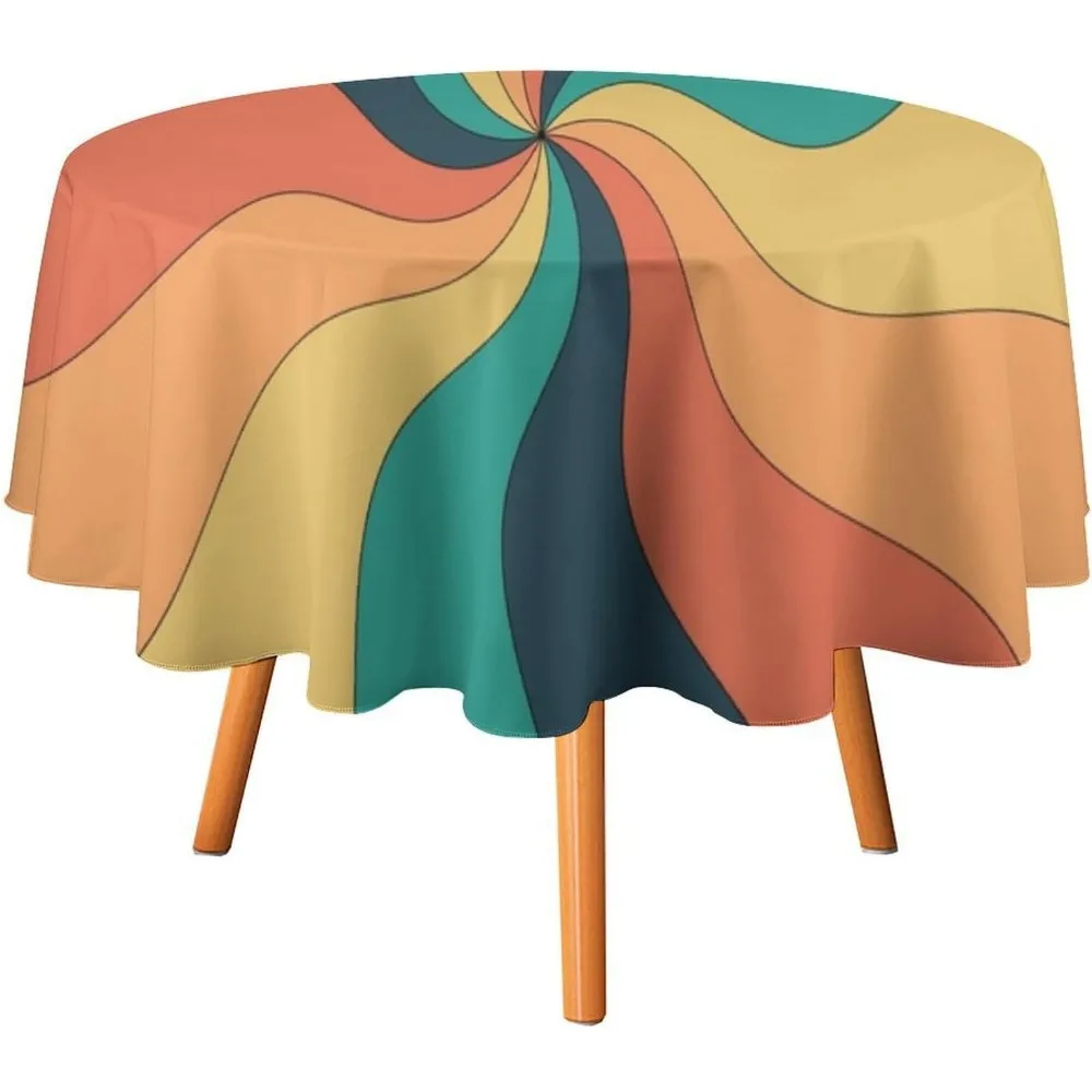 Mantel Redondo Retro con Diseñ - Century Textile & Sewing Supply By Owner reseña y precio