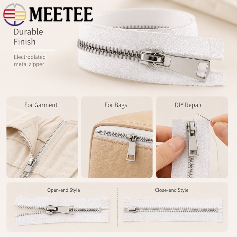 5 piezas 5 #   Cremalleras met - Sewing Front Zipper reseña y precio