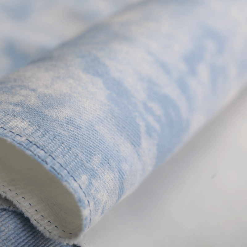 Tela de algodón azul teñida co - Sewing Tie Dye reseña y precio