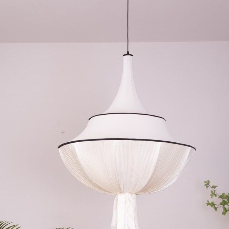 Lámpara Colgante LED de Tela c - Century Textile & Sewing Supply By Owner reseña y precio