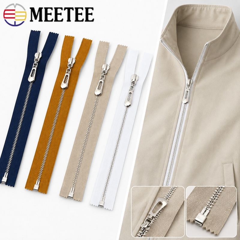 5 piezas 3 #   Cremallera metá - Sewing Front Zipper reseña y precio