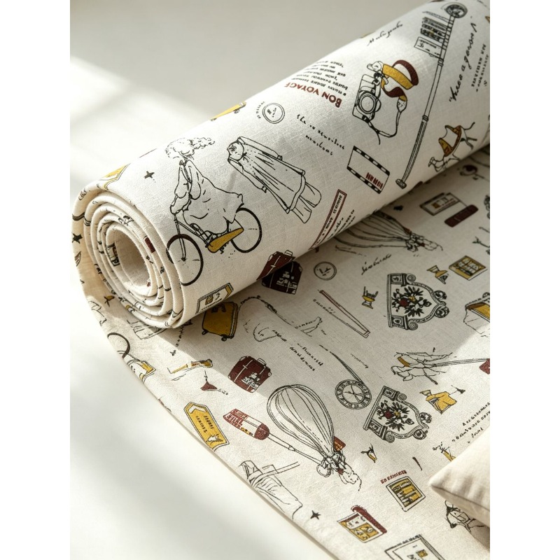 Tela de mezcla con estampado d - Sewing Textiles reseña y precio