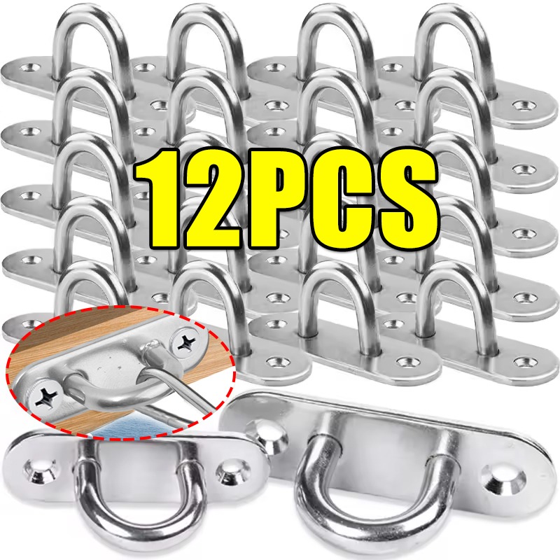 Gancho ovalado de acero inoxid - Hook Eye Fastener reseña y precio